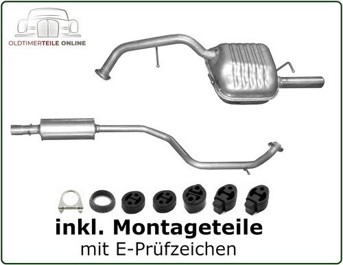 Auspuff set für - set, 5