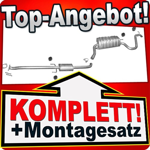 Auspuff für hyundai i30 - auspuff,