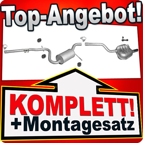 Auspuff für skoda octavia 6 - octavia, 1.6