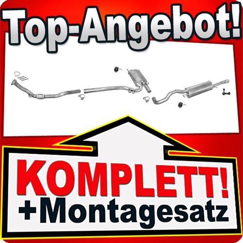 Auspuff für audi - a4, 1.8