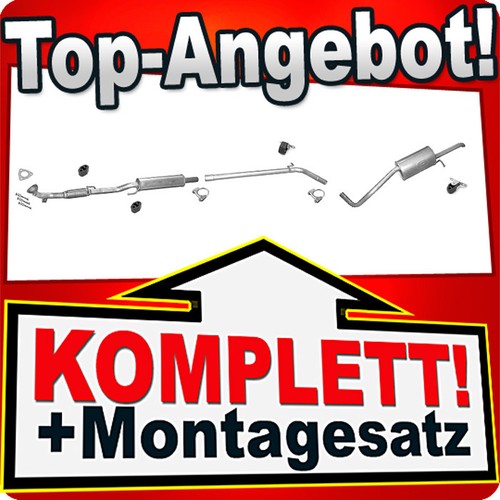 Auspuff für skoda - auspuff, fabia