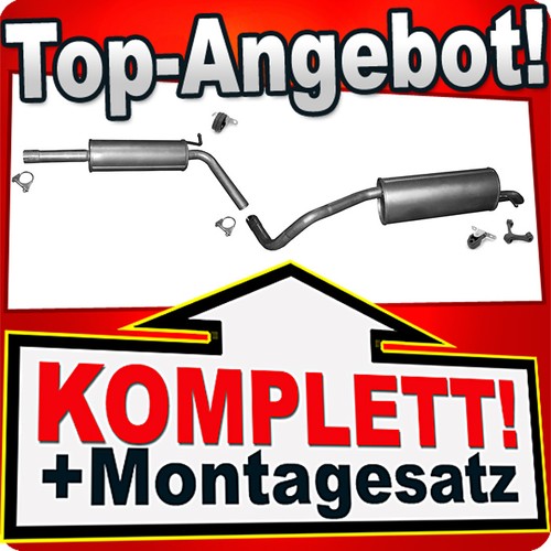 Auspuff für seat ibiza - auspuff, iv
