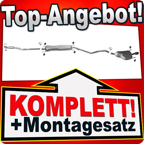 Auspuff für opel - h, 1.6