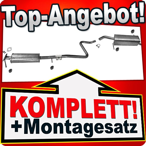 Auspuff für ford fiesta vi - ,