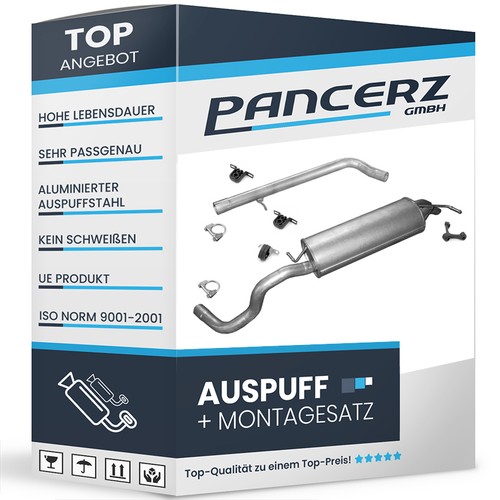 Auspuff für golf - iv, &