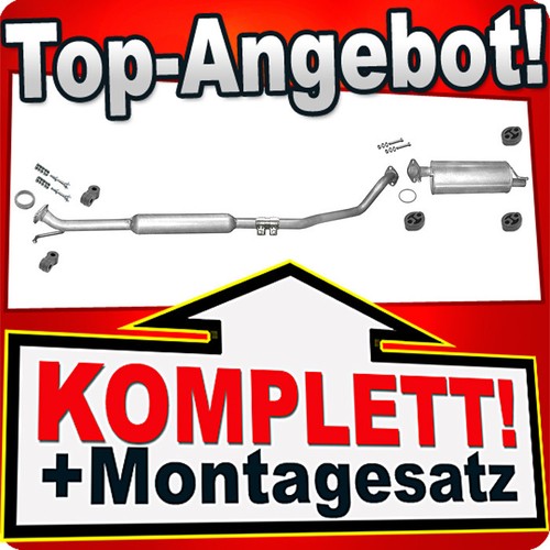 Auspuff für suzuki swift - für, iii