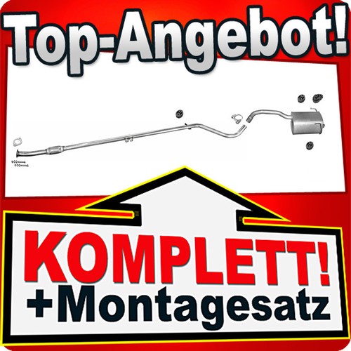 Auspuff für fiat - für, iii