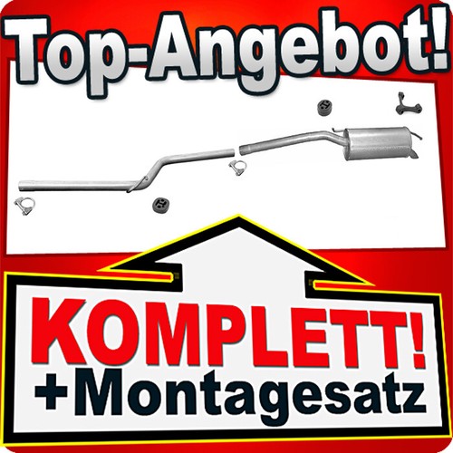 Auspuff für caddy - auspuff,