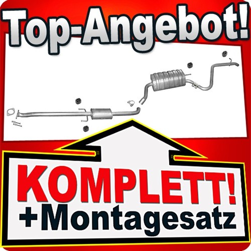 Auspuff für hyundai i30 - auspuff,