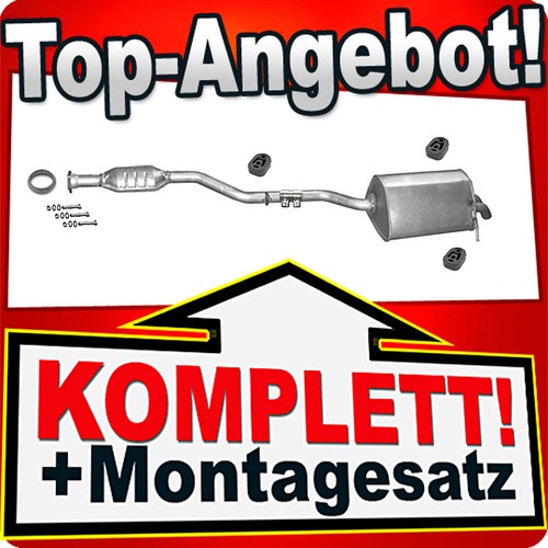 Auspuff für mercedes klasse - auspuff, c-klasse