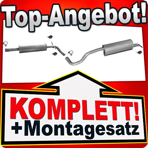 Auspuff für seat toledo - toledo, iv