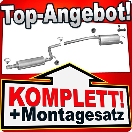 Auspuff für caddy - für, iii