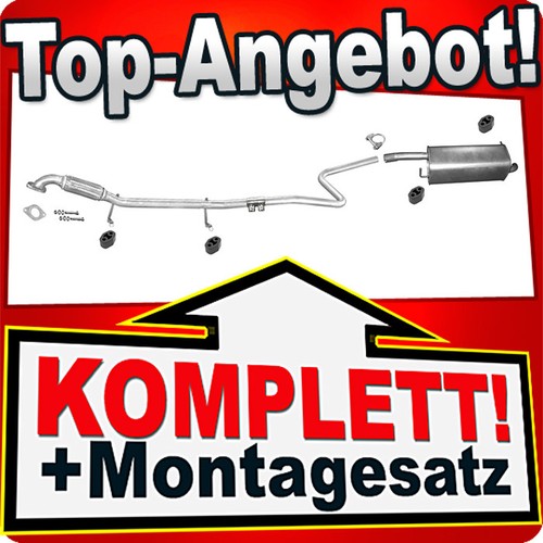 Auspuff für ford fiesta 3 - ford, 1.3