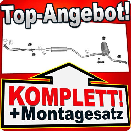 Auspuffanlage für audi - audi, 1.4