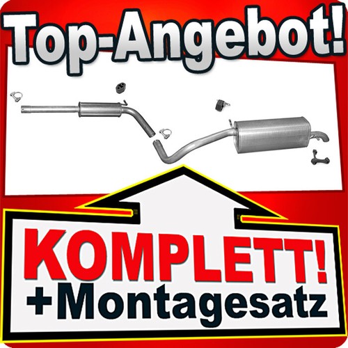 Auspuff für skoda fabia - für,