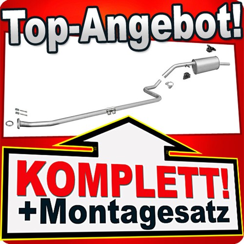 Auspuff für citroen 1 - c3, ii