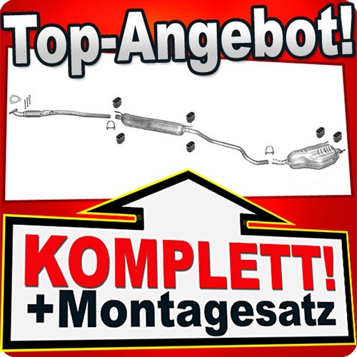 Auspuff für opel - auspuff, b
