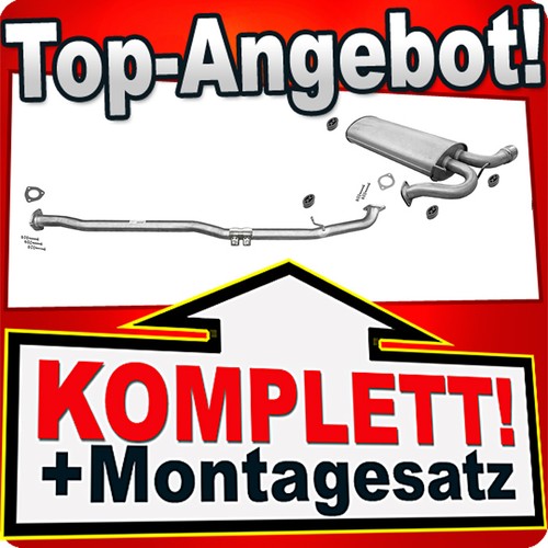 Auspuff für opel antara 0 - auspuff,