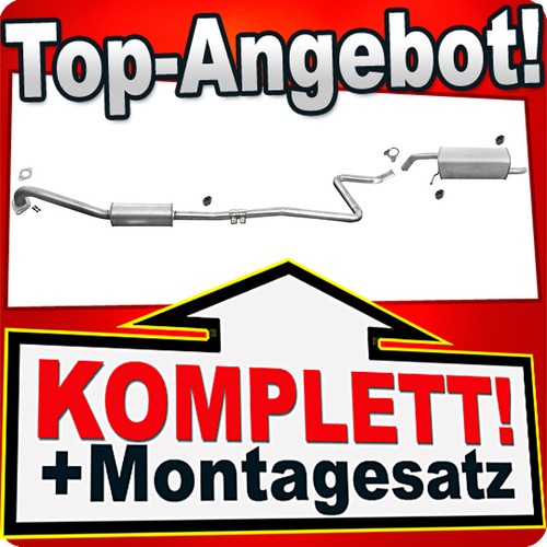 Auspuff für ford fiesta - für,