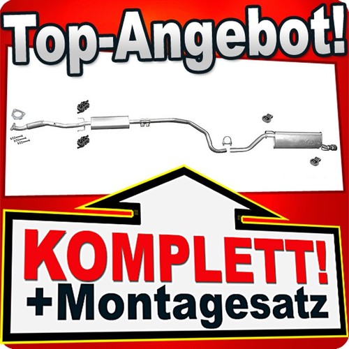 Auspuff für opel corsa 4 - opel, d
