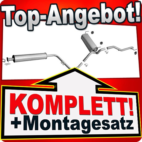 Auspuff für opel astra 6 - auspuff,