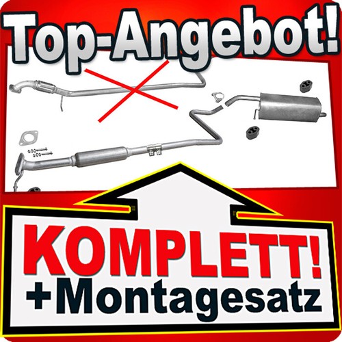 Auspuff für ford fiesta - für, mk6