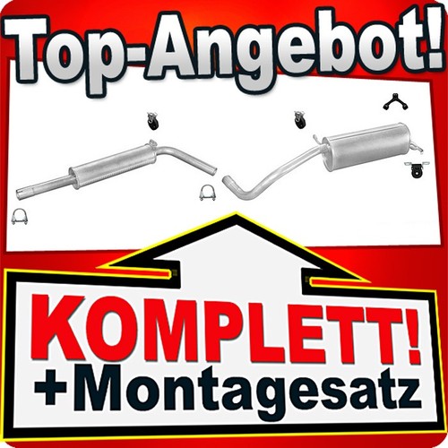 Auspuff für polo 1 4 - auspuff, 1.4