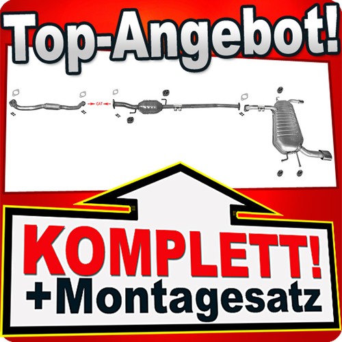Auspuff für kia sportage - auspuff,