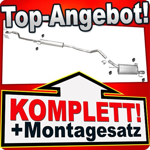 Auspuff für opel tigra - für,