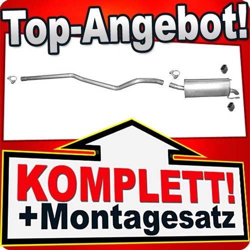 Auspuff für opel astra - astra, 1.7