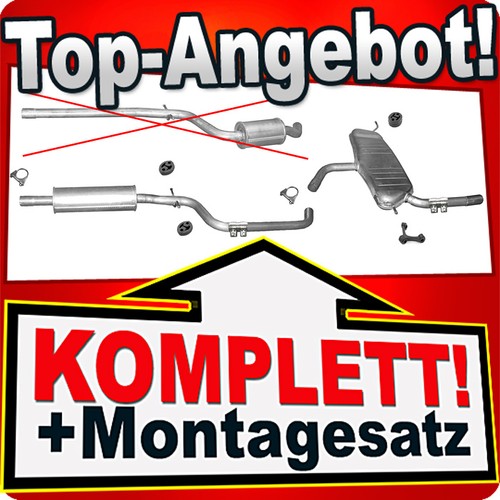 Auspuff für seat altea - auspuff,